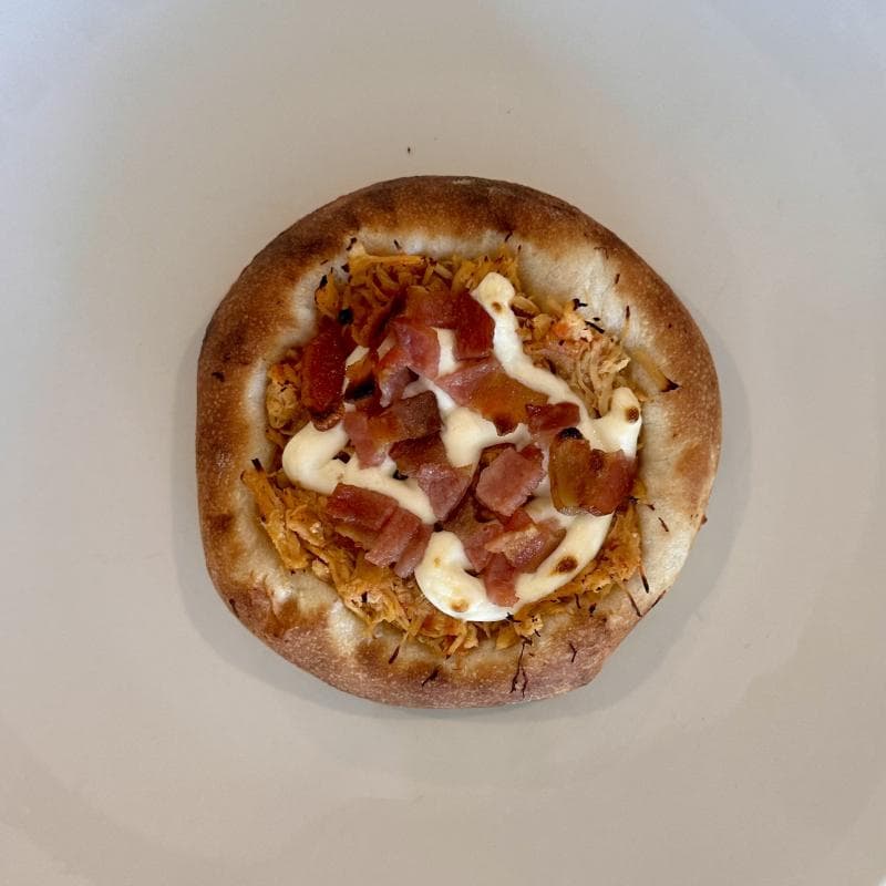 Chicken, Cream Cheese & Bacon Sfiha