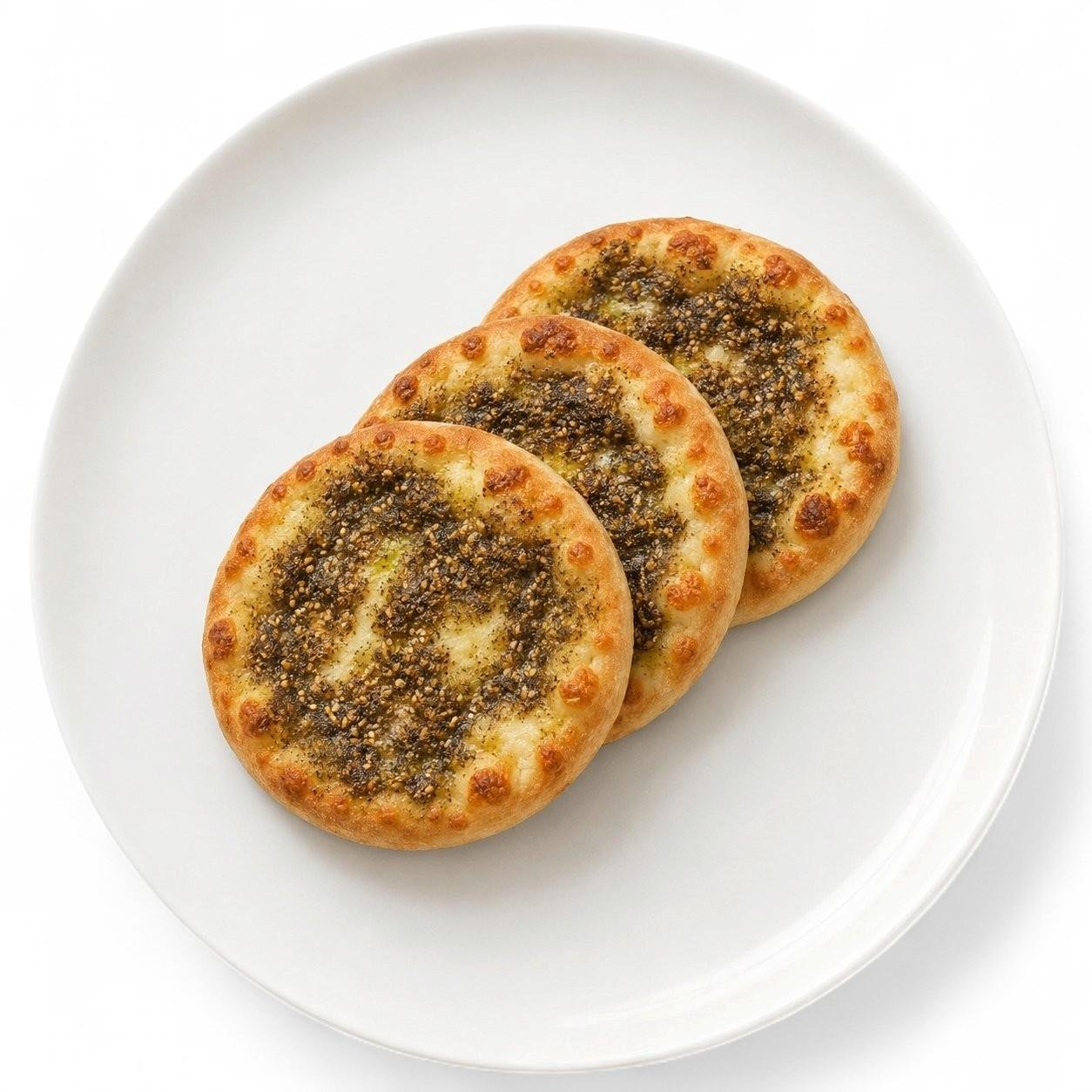 Beef, Cheese & Zaatar Sfiha